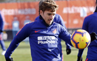 Griezmann tập luyện cật lực, nuôi hi vọng bám đuổi Barca