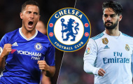 Real đưa Isco làm ‘vật tế’ chiêu mộ Hazard; Arsenal được ‘mở đường’ mua siêu tiền đạo