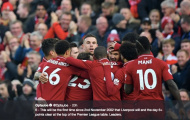 Liverpool lần đầu làm được điều này sau hơn 16 năm tại Premier League