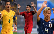 Anh Đức sánh vai Cahill, Honda trong danh sách 'Lão tướng vắng mặt' tại Asian Cup