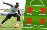 M.U đụng thử thách Tottenham, Solskjaer tung ra sân đội hình nào?