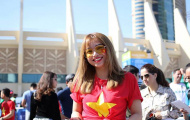 Fan nữ Việt đẹp rạng ngời trước đại chiến Việt Nam gặp Iran
