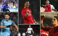 10 cầu thủ có hiệu suất ghi bàn/kiến tạo 'khủng' nhất lịch sử Premier League: Salah hơn CR7