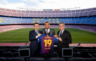 Tân binh hạnh phúc vô bờ bến ngày chính thức ra mắt Barca