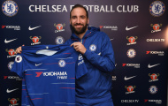 Những con số xung quanh 'bom tấn' Higuain của Chelsea
