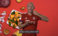Arjen Robben đích thân chúc mừng năm mới người Việt Nam