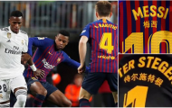 Barca bị cấm mặc áo đấu Trung Quốc ở El Clasico