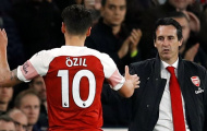 Bị Emery 'lưu đày' trên ghế dự bị, Ozil nói 1 điều khi Arsenal thua trận