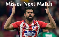 NÓNG: Atletico mất chân sút chủ lực cho trận lượt về với Juventus