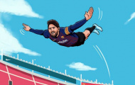 Lập hattrick và tạo kỷ lục, nhưng Messi vẫn thua Ronaldo
