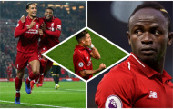 Firmino phản ứng với bàn thắng ‘no-look' của Mane và cú đúp của Van Dijk