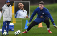 Bị Sarri trảm, đây là phản ứng của Kepa trên sân tập Chelsea
