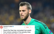 Thật kinh ngạc! Đó mới là lần đầu của De Gea ở mùa giải năm nay