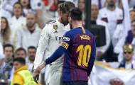 Lãnh trọn cùi chỏ vào mặt, Messi nổi nóng đòi 'tẩn' Sergio Ramos ngay trên sân