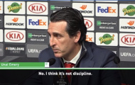 Arsenal nhận 3 thẻ đỏ trong vòng 23 ngày, Emery nói gì?