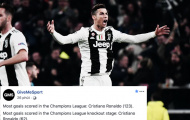'Ông lão' Ronaldo liên tiếp phá kỷ lục Champions League