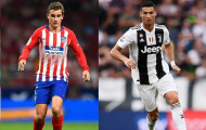 Đến bao giờ Griezmann mới thắng được Ronaldo?