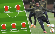 Arsenal dùng lại đội hình thắng Man Utd ở Europa League?