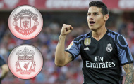 Bayern chần chừ, Real chốt giá bán James Rodriguez cho M.U và Liverpool 
