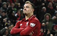 Hết Liverpool, cả lên tuyển Shaqiri cũng chẳng thể thi đấu