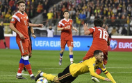 Hazard tỏa sáng, người Bỉ nhọc nhằn đánh bại 'Gấu Nga'