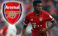 Vì một phát biểu, Alaba khiến Arsenal 'mở cờ trong bụng'