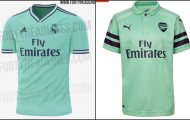 Rò rỉ mẫu áo đấu mới của Real Madrid, trông không khác gì... Arsenal