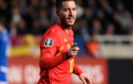Hazard kỷ niệm trận đấu 100 ý nghĩa, tuyển Bỉ nhẹ nhàng đả bại Đảo Síp