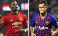 Chuyển nhượng 26/03: M.U chốt tân binh, Pogba đổi chỗ Coutinho; Real giật bom tấn đắt kỷ lục