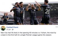 Những thống kê 'đáng sợ' trong trận Fulham 0-2 Man City