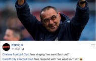 Fan Chelsea đòi sa thải Sarri, NHM Cardiff trả lời đầy bất ngờ!