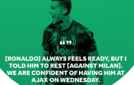Max Allegri dùng 6 từ để mô tả trạng thái của Ronaldo
