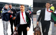 Sanchez để lộ diện mạo không thể nhận ra khi cùng M.U có mặt ở Barca