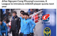 Báo châu Á: Công Phượng đã khiến K-League phải thay đổi cả quy chế