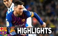 Highlights: Barcelona 2-1 Real Sociedad (La Liga)