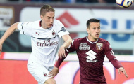 AC Milan tiếp tục gặp họa sau thất bại trước Torino