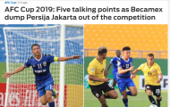 Báo châu Á: B.Bình Dương đã chấm dứt giấc mộng của Persija Jakarta
