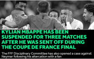 XONG! Neymar chưa thoát, đến lượt Mbappe mang hung tin cho PSG