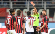 CHÍNH THỨC: Đánh trọng tài, sao AC Milan nhận án phạt cực nặng