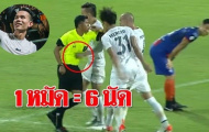“Đánh lén” trọng tài bất thành, sao Thái Lan “tự xử” trước khi bị loại