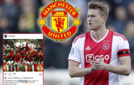 Tại sao De Ligt công khai thả thính Man Utd?