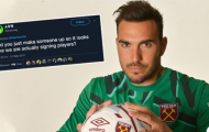 CHÍNH THỨC: West Ham chiêu mộ cầu thủ 'không được coi là cầu thủ'
