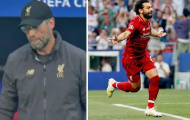 Klopp phản ứng khác lạ sau bàn thắng của Salah