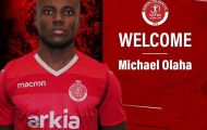 SLNA sắp mất Michael Olaha vào tay đội từng dự UEFA Champions League