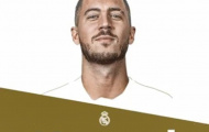 Chưa đá phút nào cho Real, Eden Hazard đã 'vượt mặt' Ronaldo ở 1 điểm