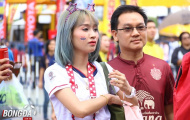 Chiêm ngưỡng những 'bóng hồng' Thái Lan làm xao xuyến CĐV ở King's Cup 
