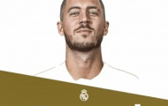 Real tiết lộ số áo Hazard sẽ mặc ở Bernabeu