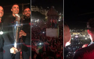 Hàng nghìn CĐV BĐN đổ ra đường chào đón Ronaldo và đồng đội