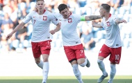 Thua Ba Lan, 'đàn em' Lukaku gặp bất lợi ở VCK U21 Châu Âu