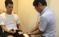 Hôm nay, Đình Trọng trở về Việt Nam để điều trị chấn thương